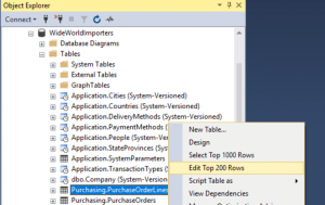 Edit Top 200 Rows